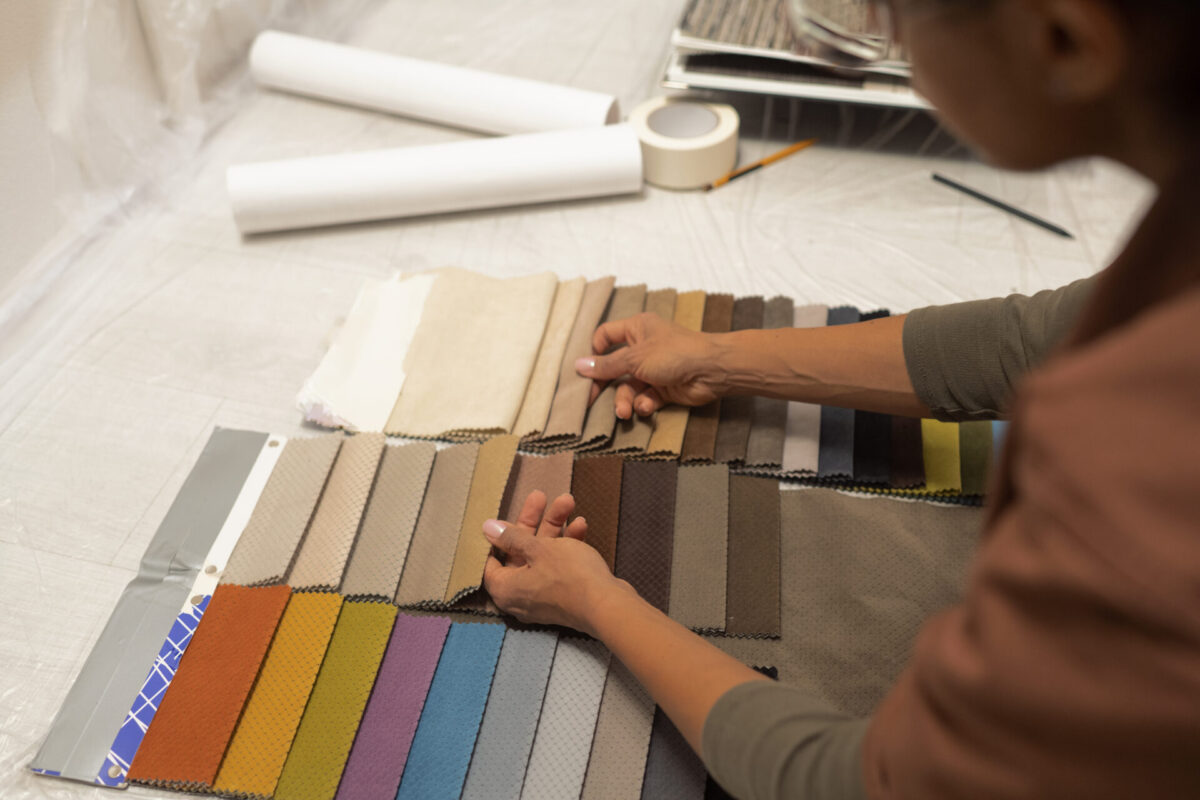 memilih tekstur kain upholstery